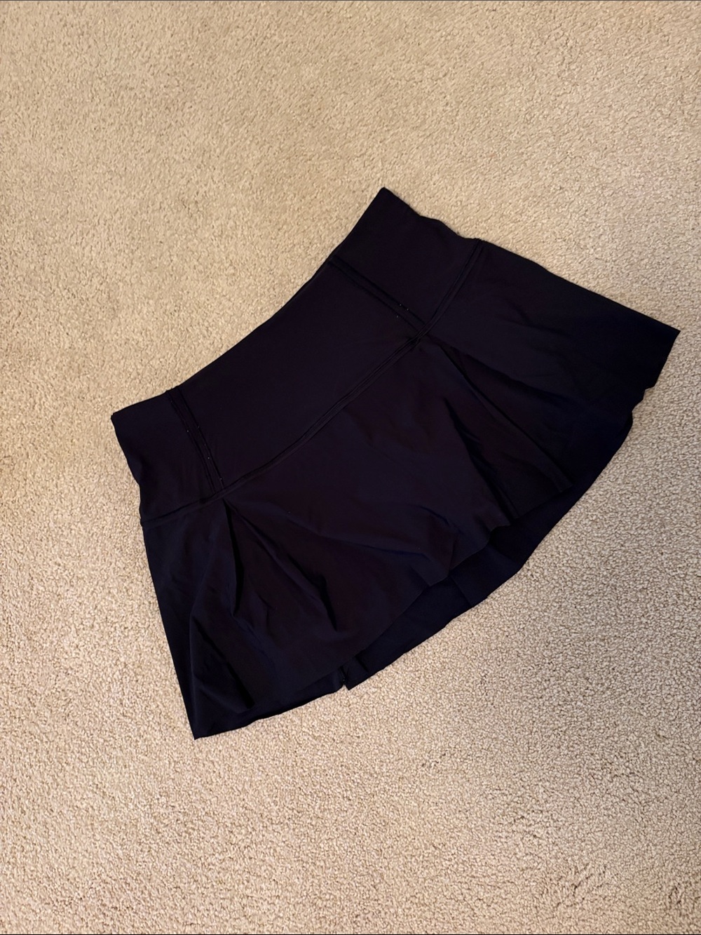 lululemon athletica Black Athletic Skort